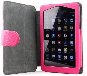 champiOnline's Asus Google Nexus 7 (1st Generation) Rotating 360 Case, Cover & Stand in Pink