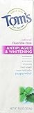 Tom's of Maine Antiplaque and Whitening Fluoride-Free Toothpaste, Peppermint, 5.5 Ounce, Pack of 2 - Best Reviews Guide