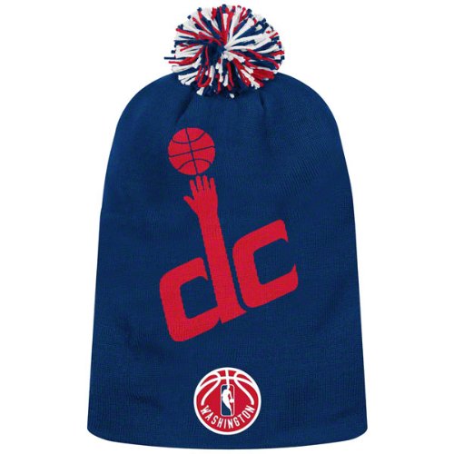 NBA Men's Long Knit Hat - Ke81Z, Washington Wizards, One Size