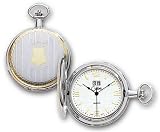 Colibri Hunting Case Goldtone Silvertone Pocket Watch Fancy Design PWS096023