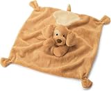Gund - Spunky Dog - Spunky Satineesnugs 12 Brown Puppy Dog Lovie Blanket