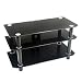 Walker Edison 42-Inch Contempo TV Stand, Black
