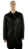 Versace Classic Men's Black Leather Coat