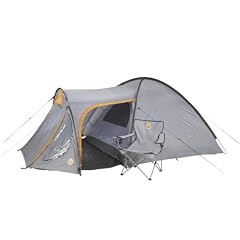 Grand Canyon Familienzelt MORGAN (3 - 4 Personen), Grau/ Sand, 380x250x145