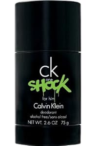 Calvin Klein One Shock Deodorant Stick for Men, 2.6 Ounce
