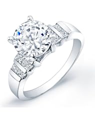 certified 1.70 ct round cut diamond wedding engagement anniversary bridal ring set band