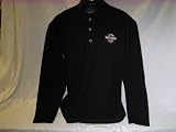 Harley-Davidson® Men's Long Sleeve Henley Shirt. Embroidered graphics. 99011-07VM; 99012-07VM