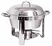 Kitchen & Housewares : Tuxton 5-Quart Stainless Steel Round Chafer