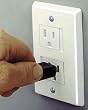 Safe Plate for Electric Outlet Decora Style - Bulk 25 Pack - White with TWO Screws Safe Plate for Electric Outlet Decora Style - Bulk 25 Pack - White with TWO Screws