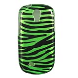 Green Zebra Hard Case Snap On Faceplate Cover For Samsung Smart/Gravity Tou ....
