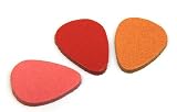 Korala Quality Leather Plectrums/Picks for Ukulele / Banjo pack of 3
