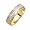 Swirl Pattern Fancy Women's 6 mm 14K Two Tone Gold Wedding Band