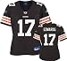 Braylon Edwards Reebok Brown Premier Cleveland Browns Women's Jersey - Large