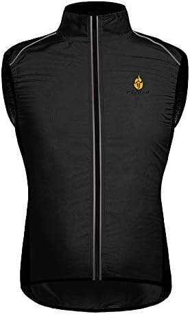 CS Cycling Short Jacket sleveless Cycling Vest Unisex WPF27 Black S