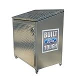 Sporting Goods : On the Edge Diamond Plate Built Ford Tough Large Cooler Kitchenware Large Appliances