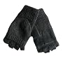 Knit Convertible Mittens / Gloves with Palm Patch