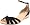 Marais USA Women's 013 Espadrille,Black,8 M US