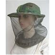 Camouflage Mosquito Hat Head Net