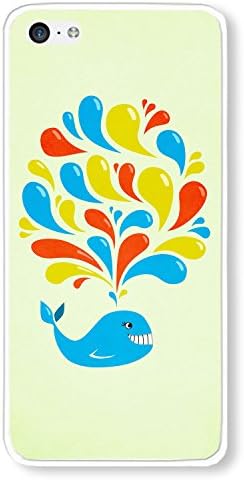 iPhone 5C Case Cute Dolphin Theme Phone Case Custom White Polycarbonate Hard Case for Apple iPhone 5C