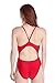 LIFEGUARD Officially Licensed Swimsuit for Women & Ladies, One Piece Swimming Suit, Elastic Comfort Straps. Red