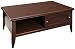 Cherry Coffee Tables - Kathy Ireland Home by Martin Tribeca Loft Cherry Coffee Table, Cherry