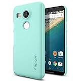【Spigen】 Nexus 5X ケース シン ・フィット [ パーフェクト フィット ] Google LG Nexus5X / ネクサス 5X 用 (ミント SGP11757)