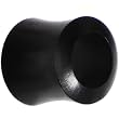 7/16" Organic Black Wood Hollow Saddle Plug