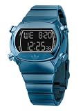 Adidas #ADH1845 Candy Turquoise Green Metal Digital Sports Watch