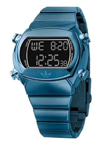 Adidas #ADH1845 Candy Turquoise Green Metal Digital Sports Watch