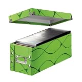Produkt-Bild: Leitz 60730055 Archivschachtel Snap'n'Store Vivanto CD, Hartpappe, gr&uuml;n