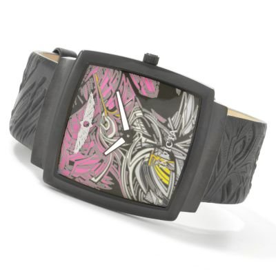 Invicta Men's Yellow Adrenaline Heron Swiss Quartz Embossed Strap Watch