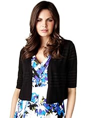 Per Una Sheen Striped Dress Cardigan