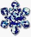 Snowflakes Car Magnet 6-Pack
