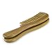 EQLEF Wide-tooth Green sandalwood no static handmade comb