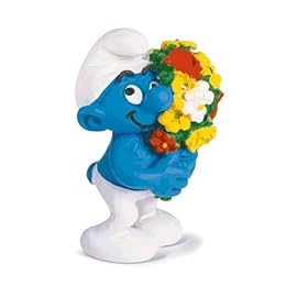  Smurf with Flowers by Schleich