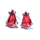pewterhooter boucles d'oreilles de cristal avec boîte-cadeau.Fait avec cristal Swarovski.