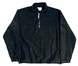 Black Classic Half Zip Polar Fleece