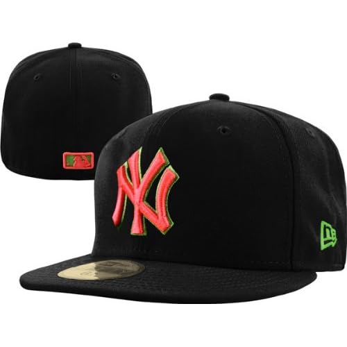New York Yankees New Era 59FIFTY Black Neon 'Yeezy' Fitted