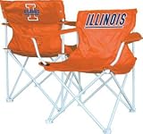 Illinois Illini Logo Adult Tailgating Chair by Logo