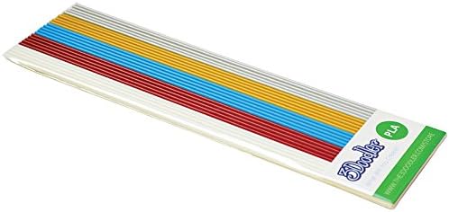 3Doodler 2.0 PLA Full Metal Jacket Plastic Color Refill - Set/25 Filaments