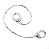 Verdie's handcuff Anklet - Silver Tone Jewelry