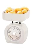 Premier Housewares 5 Kg Mechanical Kitchen Scale, White