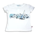 Charlie Rocket - Girls Short Sleeve Tee Shirt, White