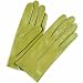 Forzieri Women's Mint Unlined Italian Leather Gloves L | 7 1/2" | 19 cm