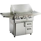 Fire Magic Gas Grills Echelon E790 Natural Gas Grill With Single Side Burner On Cart