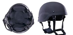 Rap4 Paintball Mich Style Military Training Helmet - Black