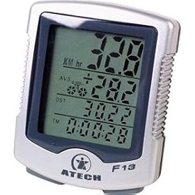 13 Function Atech Wireless Bicycle Bike Cycle Computer Speedometer Speedo