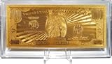 Gold Million Dollar Bill