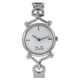 D&G Dolce & Gabbana Women's DW0683 Stainless Steel Analog with White Dial Watch