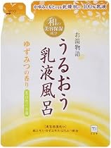 お湯物語 うるおう乳液風呂 ゆずみつの香り 詰替用 480ml